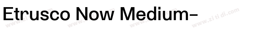 Etrusco Now Medium字体转换